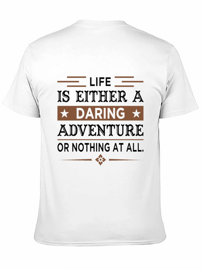 Daring Adventure Graphic T-Shirt - Inspirational Tee