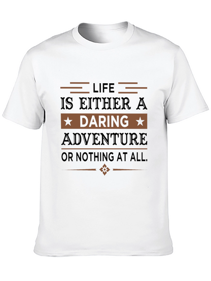 Daring Adventure Graphic T-Shirt - Inspirational Tee