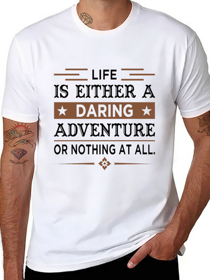 Daring Adventure Graphic T-Shirt - Inspirational Tee