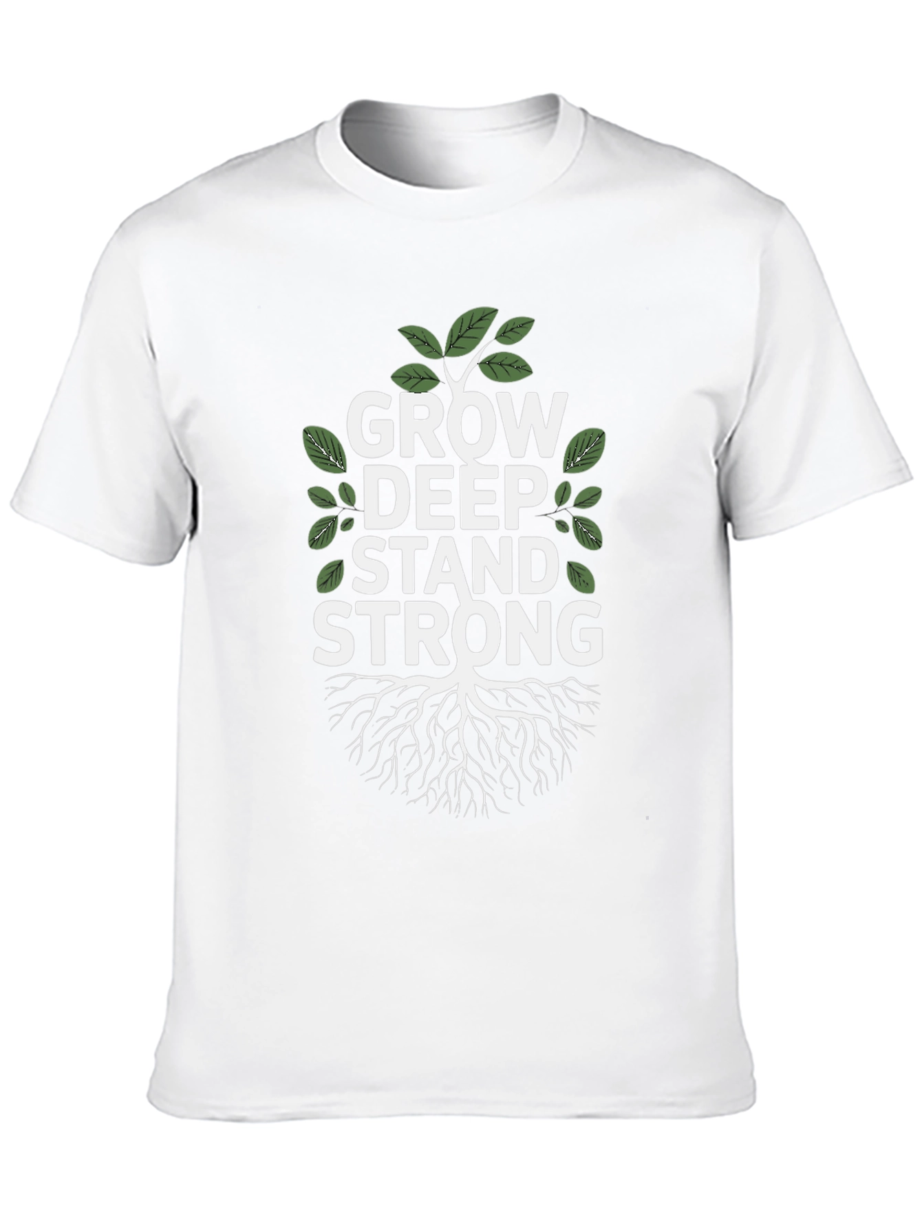 Grow Deep Stand Strong Tree Graphic Tee