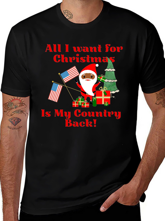 All I Want for Christmas Is My Country Back T-Shirt