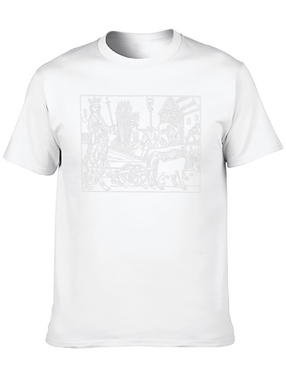 Medieval Harvest T-Shirt - Unique Graphic Tee