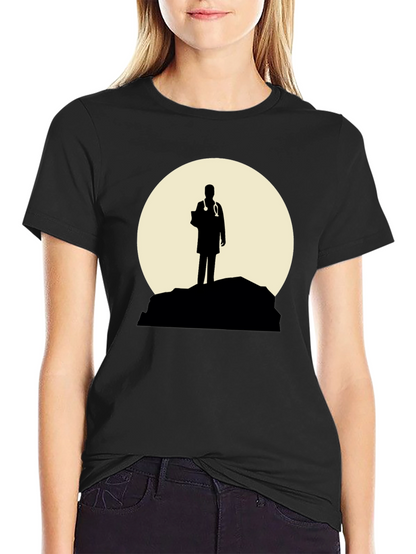 Doctor Silhouette Graphic T-Shirt - Black