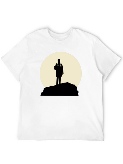 Doctor Silhouette Graphic T-Shirt - Black