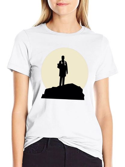 Doctor Silhouette Graphic T-Shirt - Black