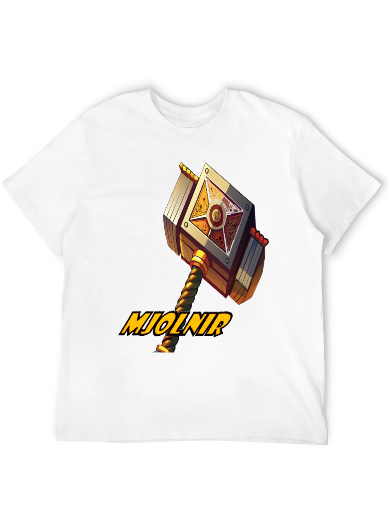 Mjolnir Hammer Graphic T-Shirt - Unique Design