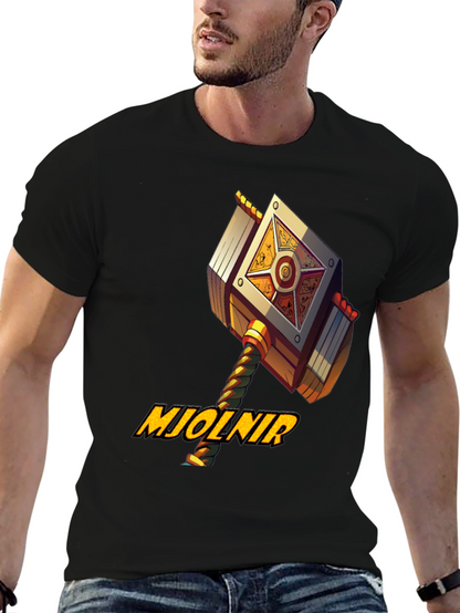 Mjolnir Hammer Graphic T-Shirt - Unique Design