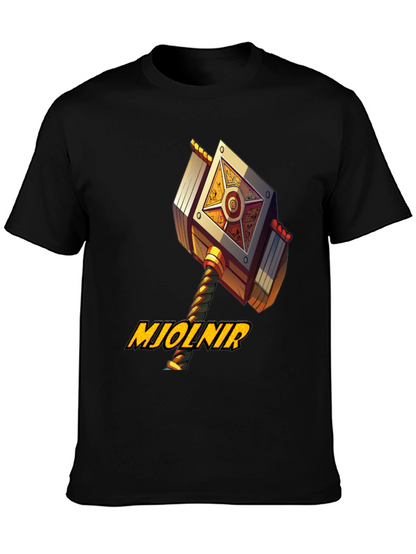 Mjolnir Hammer Graphic T-Shirt - Unique Design