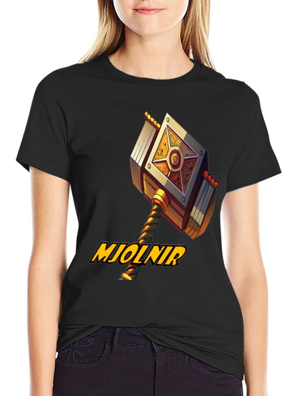 Mjolnir Hammer Graphic T-Shirt - Unique Design