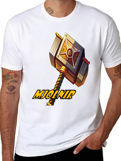 Mjolnir Hammer Graphic T-Shirt - Unique Design