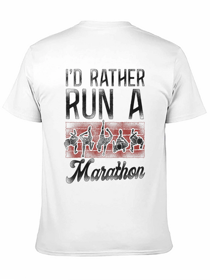 Marathon Runner T-Shirt - My Father Runs a Marathon