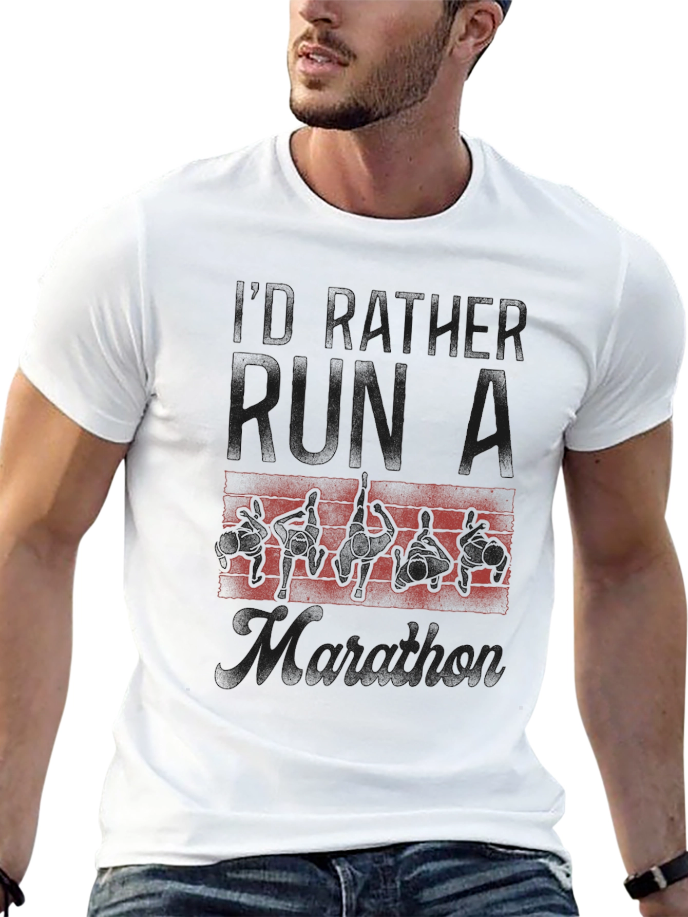 Marathon Runner T-Shirt - My Father Runs a Marathon