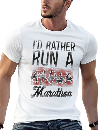 Marathon Runner T-Shirt - My Father Runs a Marathon
