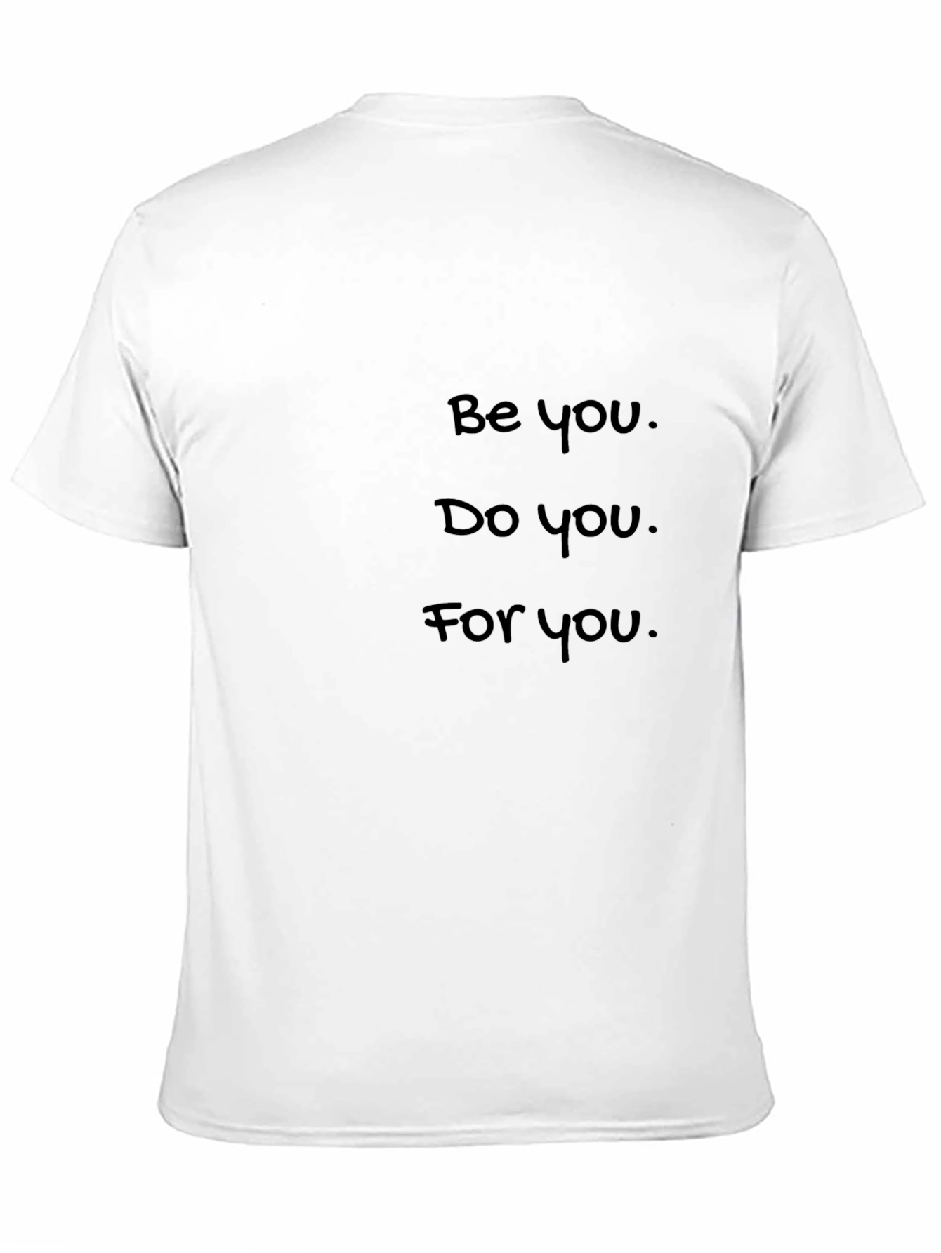 Inspirational Be You Graphic Tee - Black