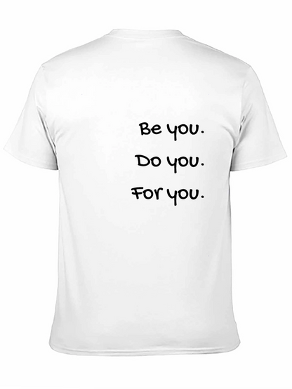 Inspirational Be You Graphic Tee - Black