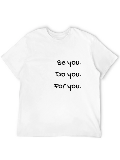 Inspirational Be You Graphic Tee - Black
