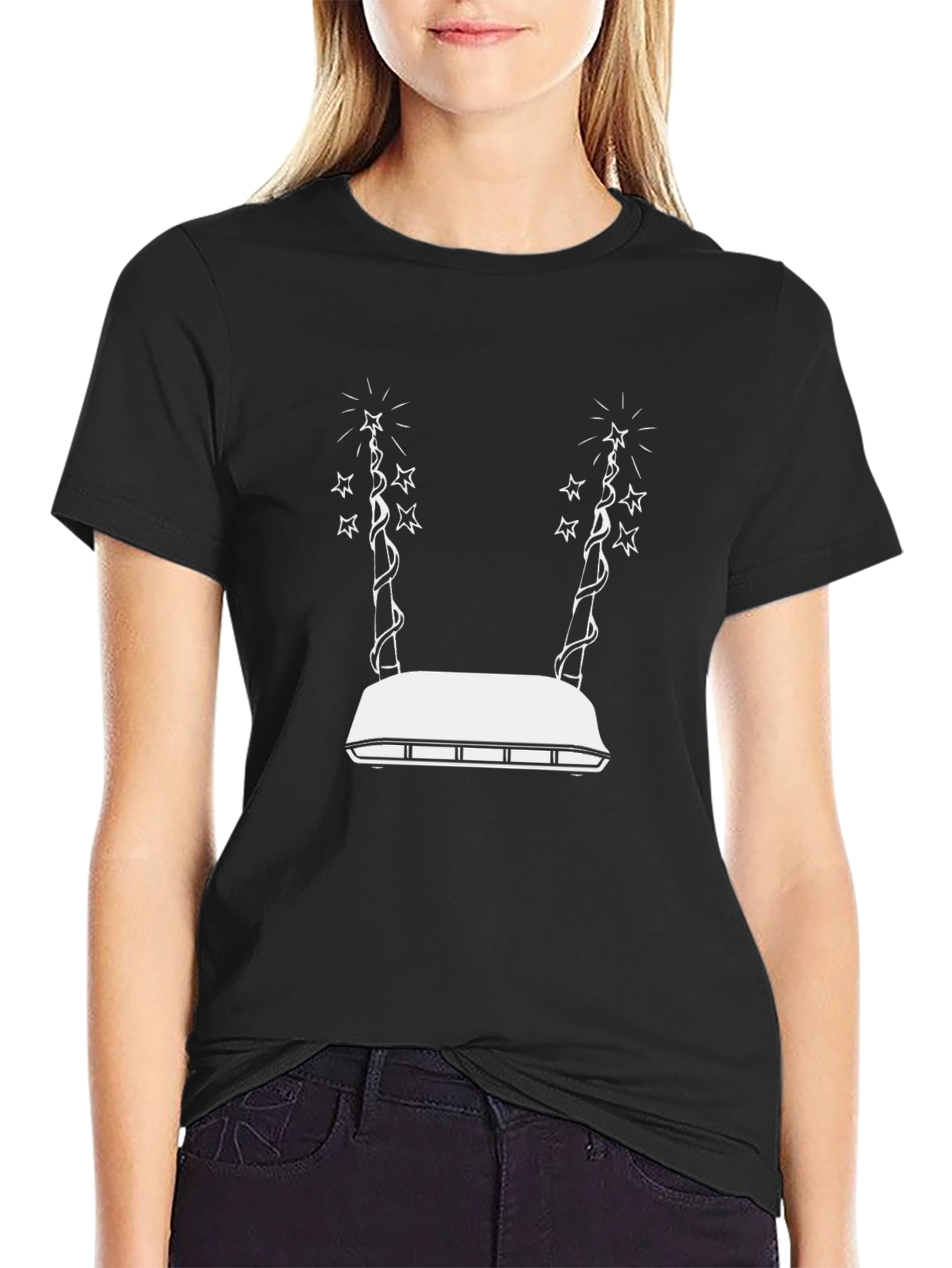 Novelty Graphic T-Shirt - Magic Star Design