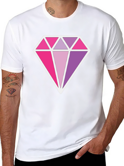 Diamond Prism Graphic Black T-Shirt