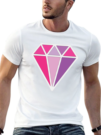Diamond Prism Graphic Black T-Shirt