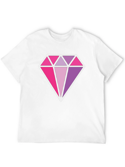 Diamond Prism Graphic Black T-Shirt