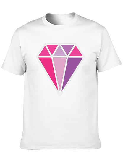 Diamond Prism Graphic Black T-Shirt