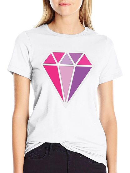 Diamond Prism Graphic Black T-Shirt