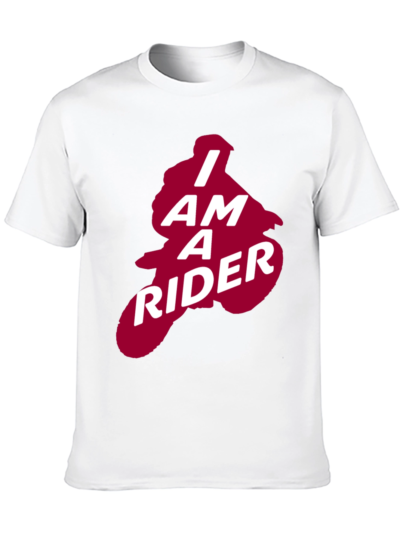 I Am A Rider Graphic Tee - Black