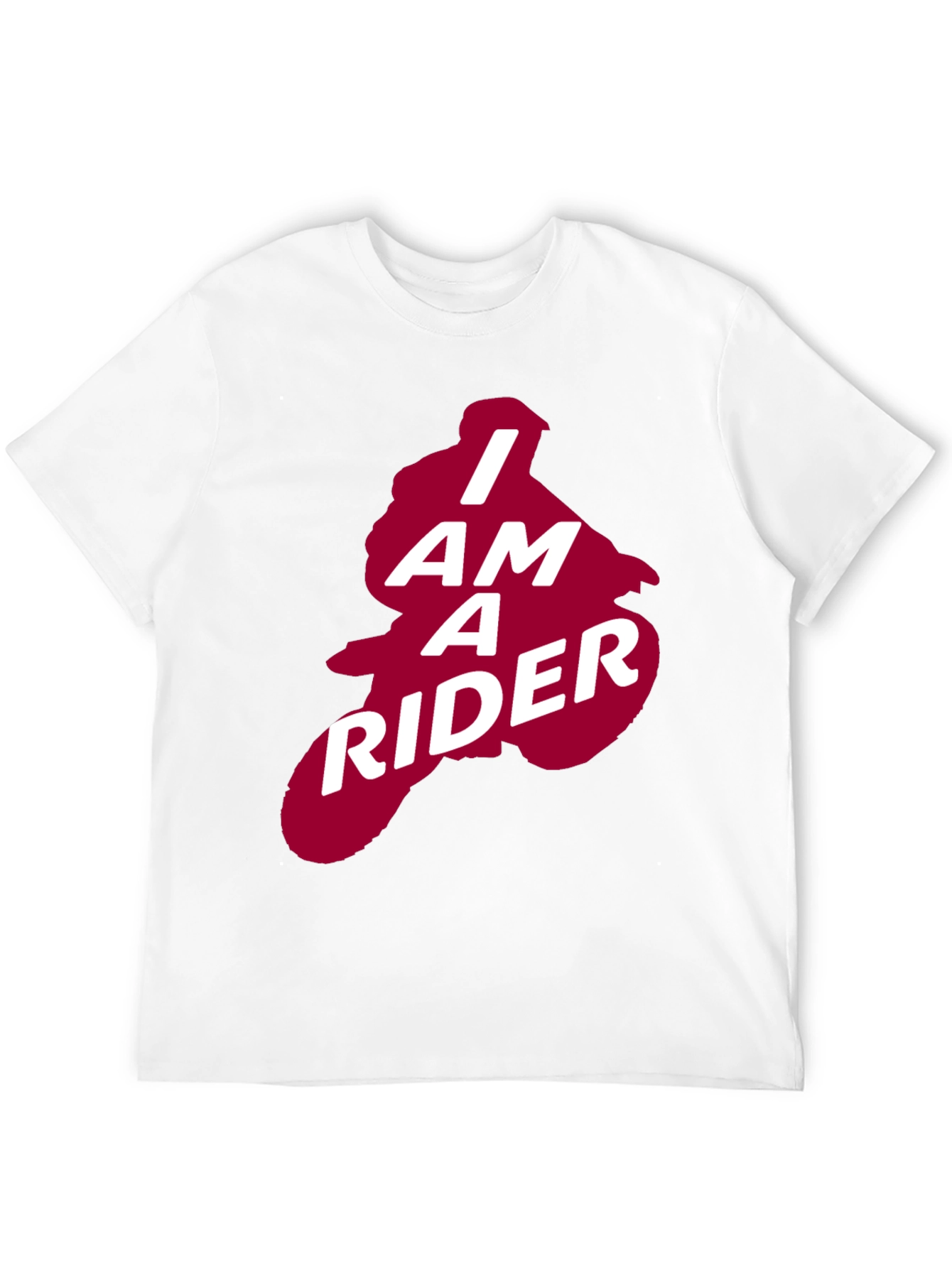 I Am A Rider Graphic Tee - Black