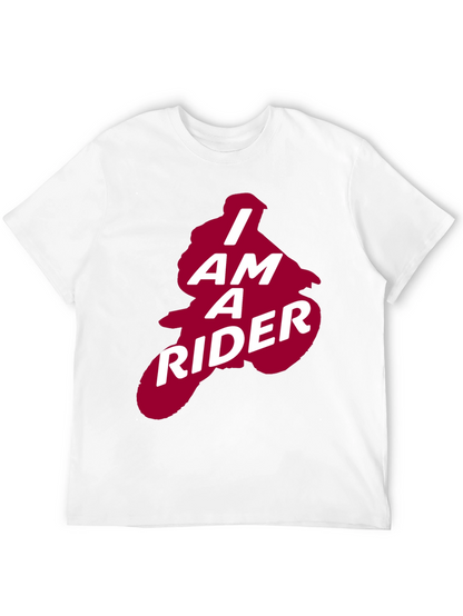 I Am A Rider Graphic Tee - Black