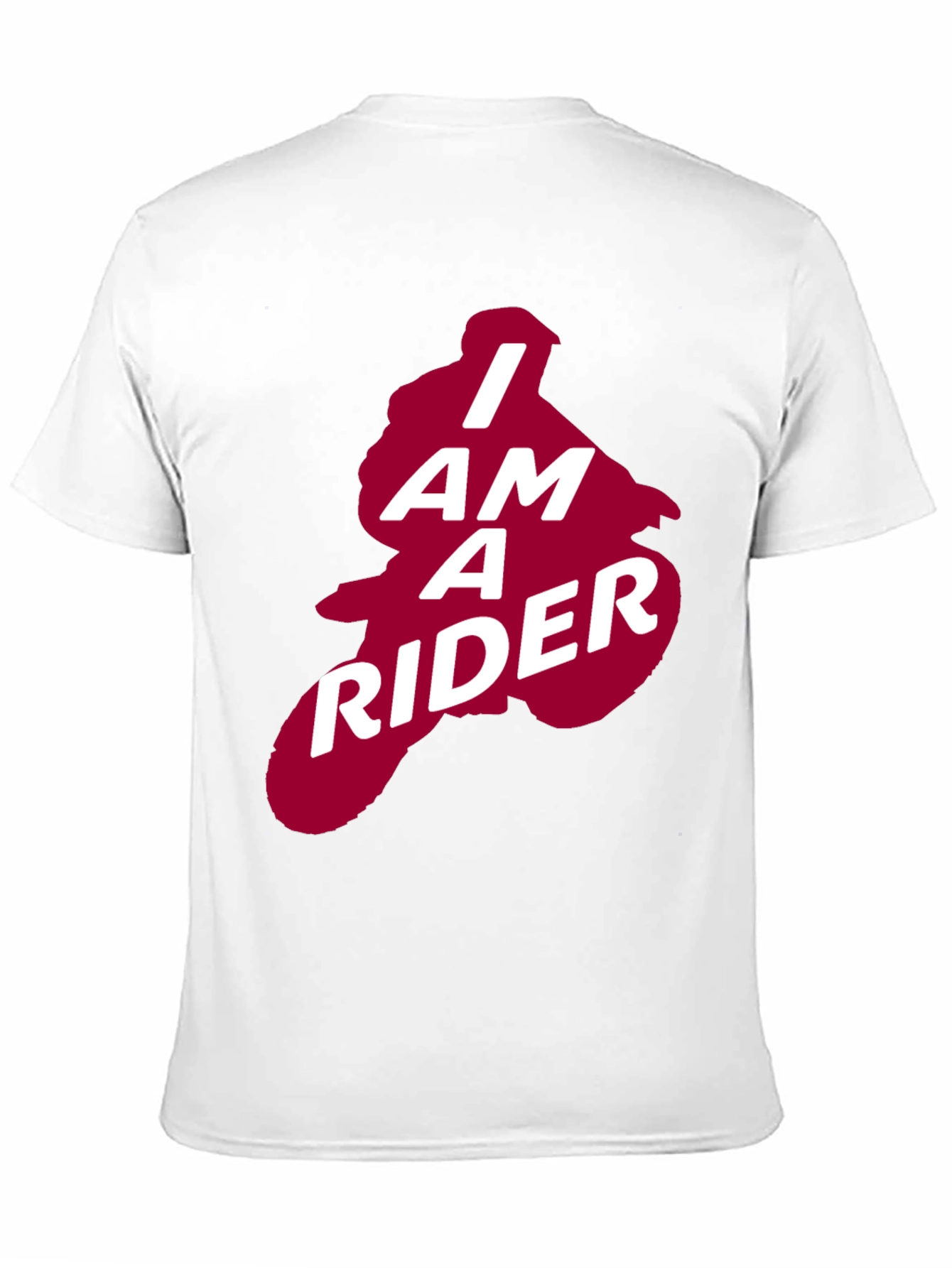 I Am A Rider Graphic Tee - Black