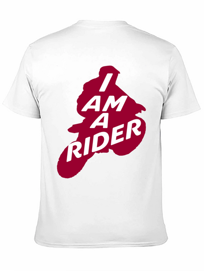 I Am A Rider Graphic Tee - Black