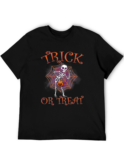 Halloween Skeleton T-Shirt - Trick or Treat