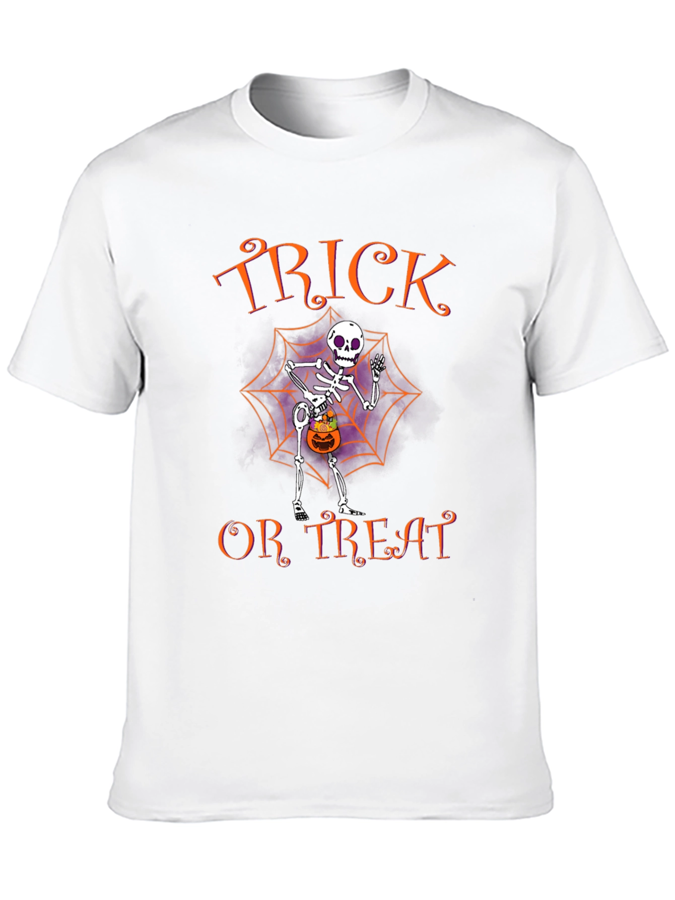 Halloween Skeleton T-Shirt - Trick or Treat