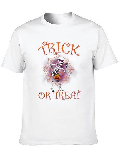Halloween Skeleton T-Shirt - Trick or Treat