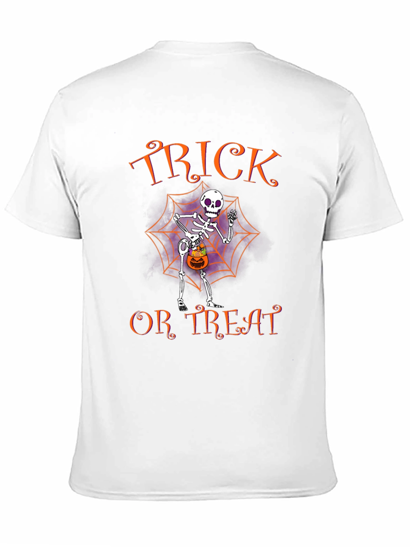 Halloween Skeleton T-Shirt - Trick or Treat