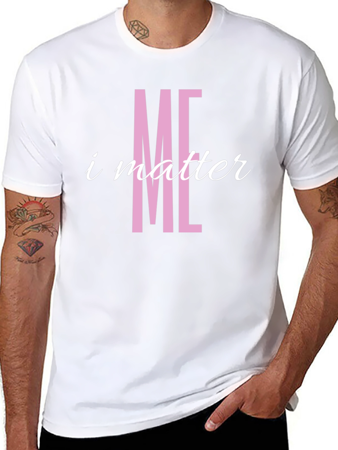 I Matter T-Shirt - Pink Graphic Tee
