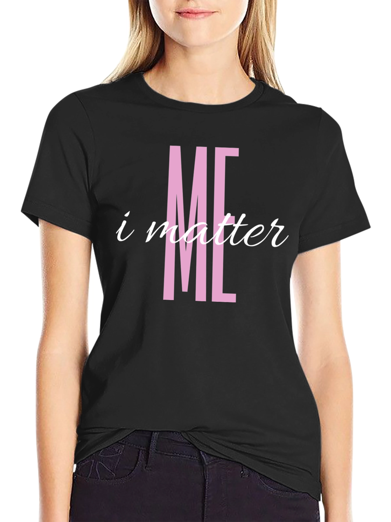 I Matter T-Shirt - Pink Graphic Tee