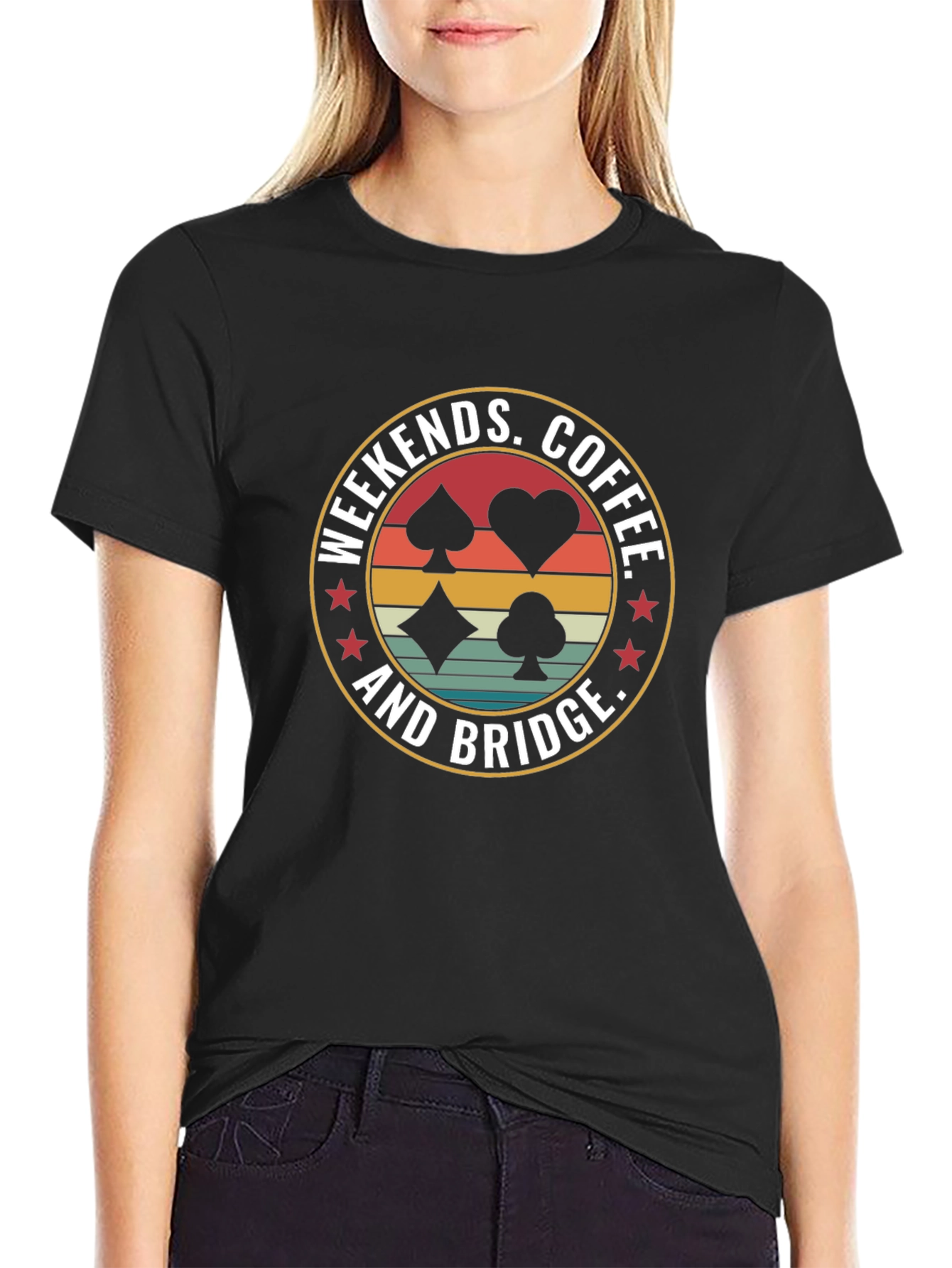 Weekends Coffee & Bridge T-Shirt