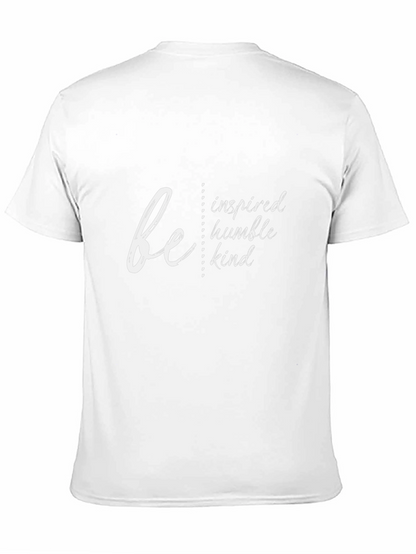 Be Inspired T-Shirt: Humble Kind Black Tee