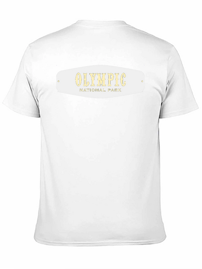 Olympic National Park Graphic Tee - Black Cotton T-Shirt