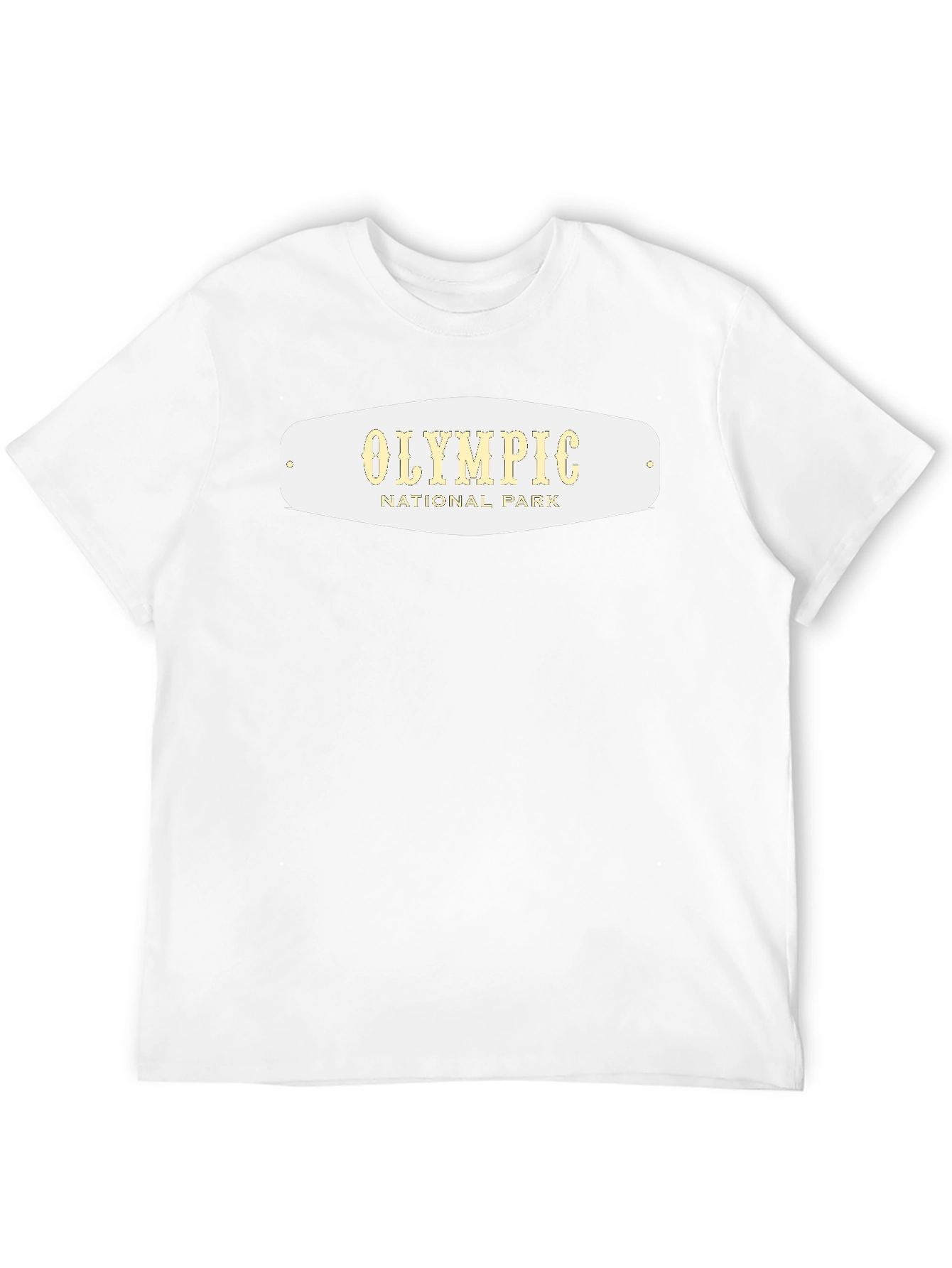 Olympic National Park Graphic Tee - Black Cotton T-Shirt