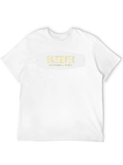 Olympic National Park Graphic Tee - Black Cotton T-Shirt