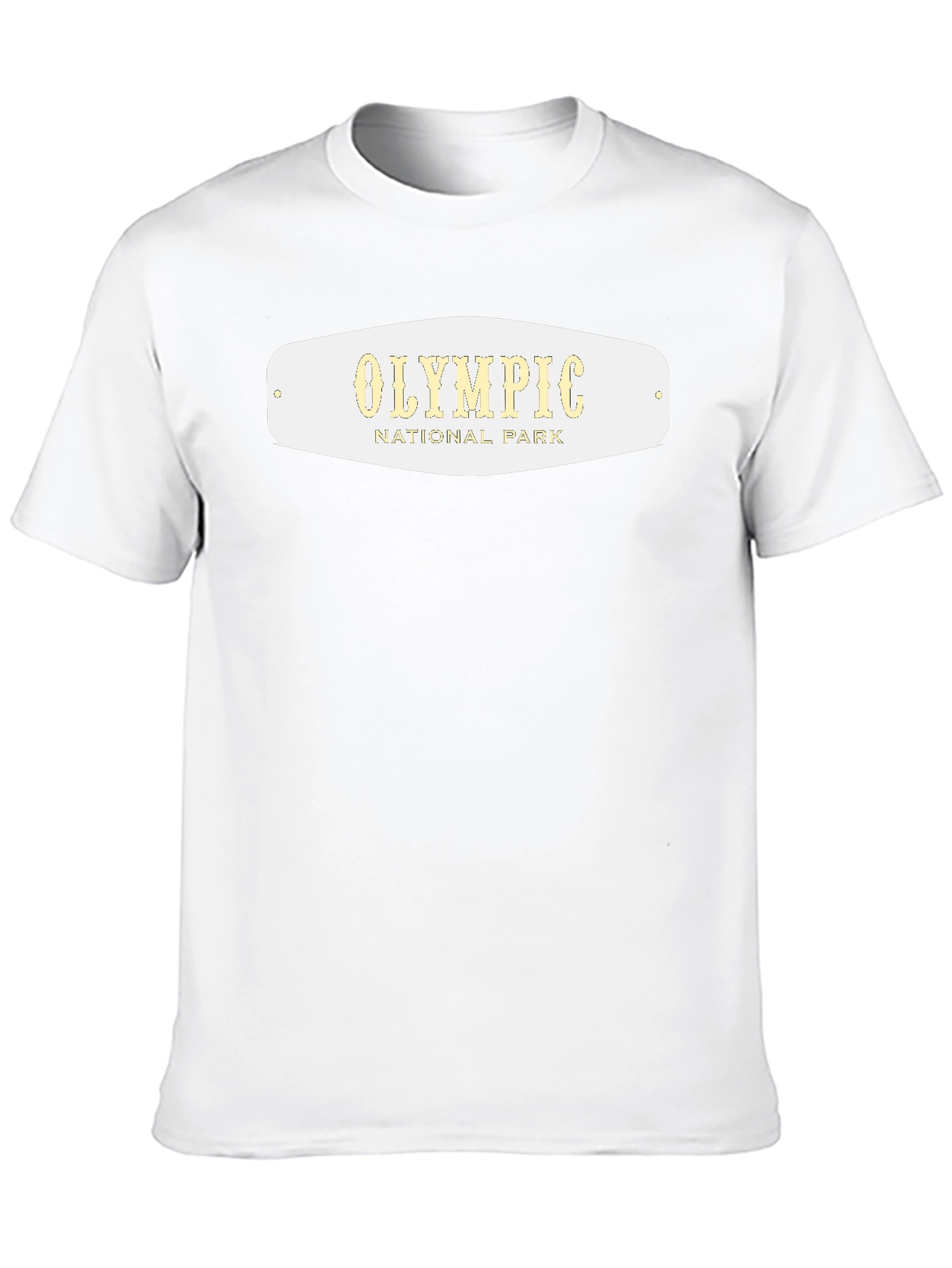 Olympic National Park Graphic Tee - Black Cotton T-Shirt