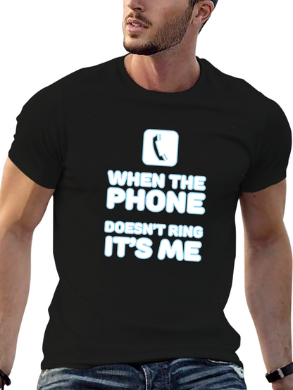 Funny Phone Graphic T-Shirt
