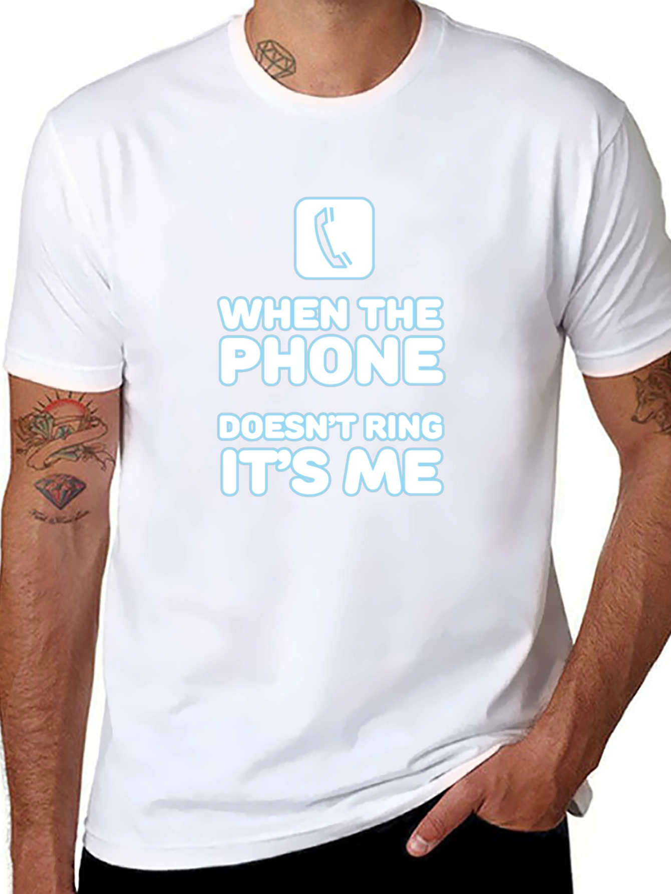 Funny Phone Graphic T-Shirt