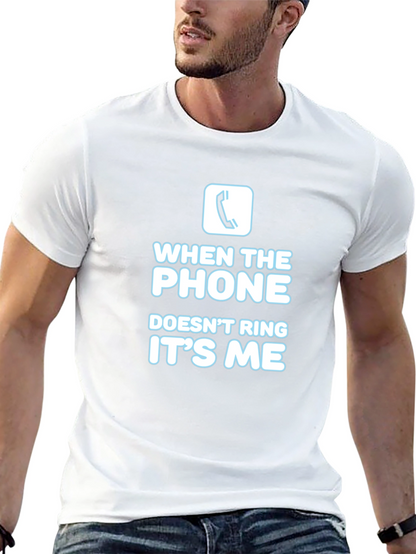 Funny Phone Graphic T-Shirt
