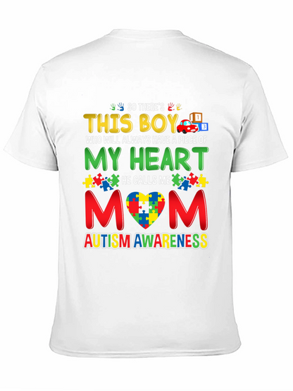 Autism Awareness This Boy T-Shirt - Mom