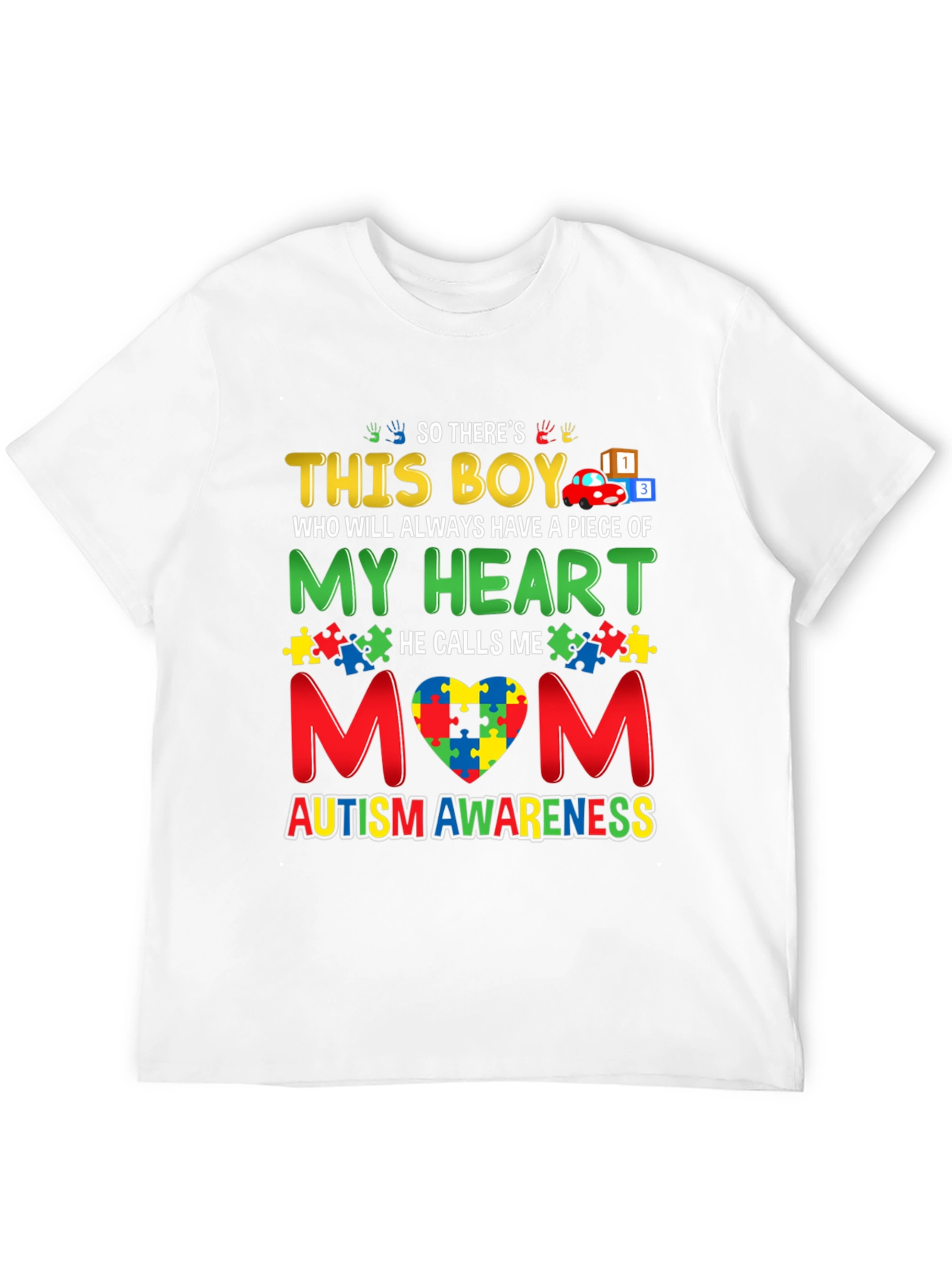 Autism Awareness This Boy T-Shirt - Mom