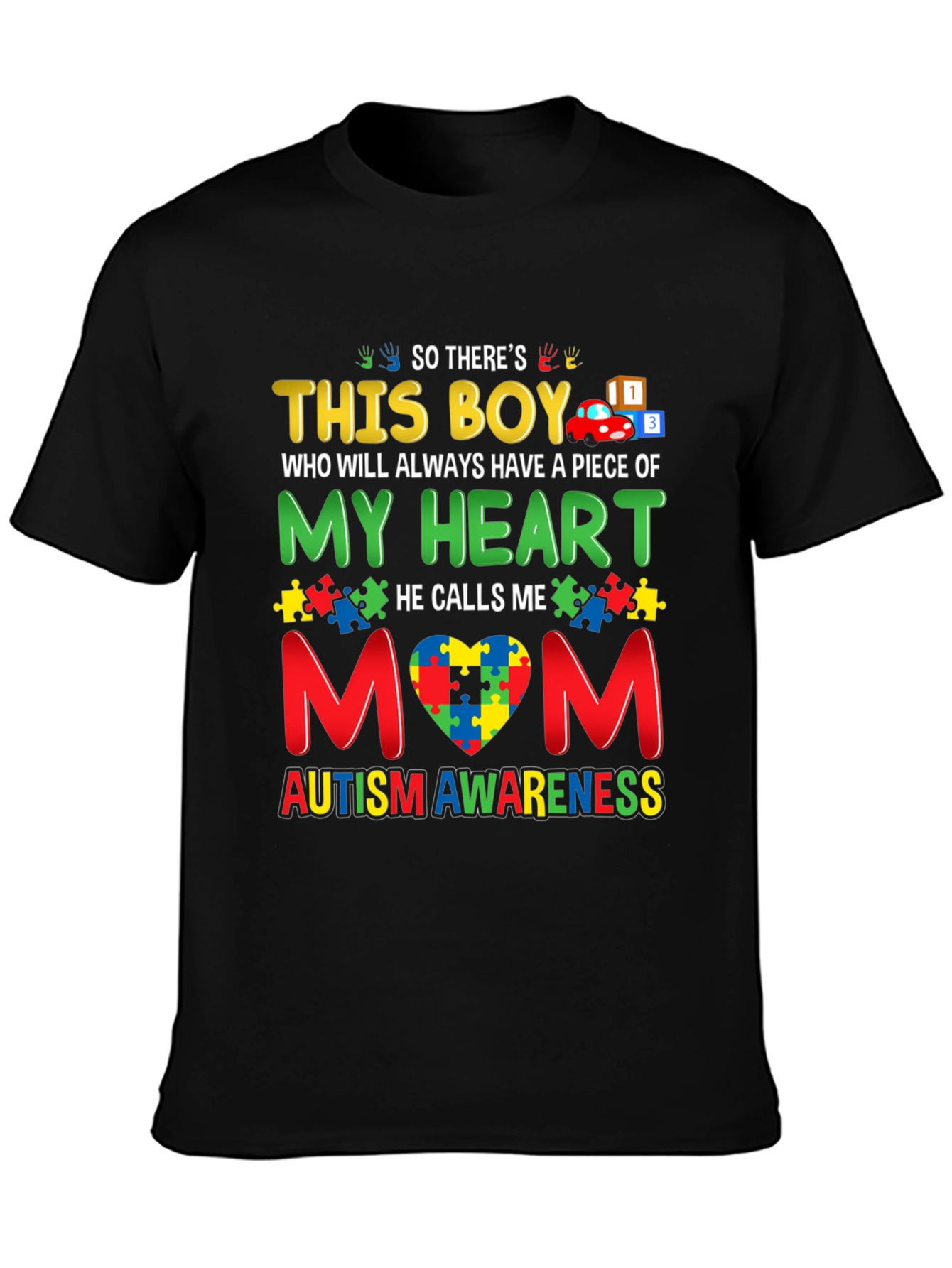 Autism Awareness This Boy T-Shirt - Mom