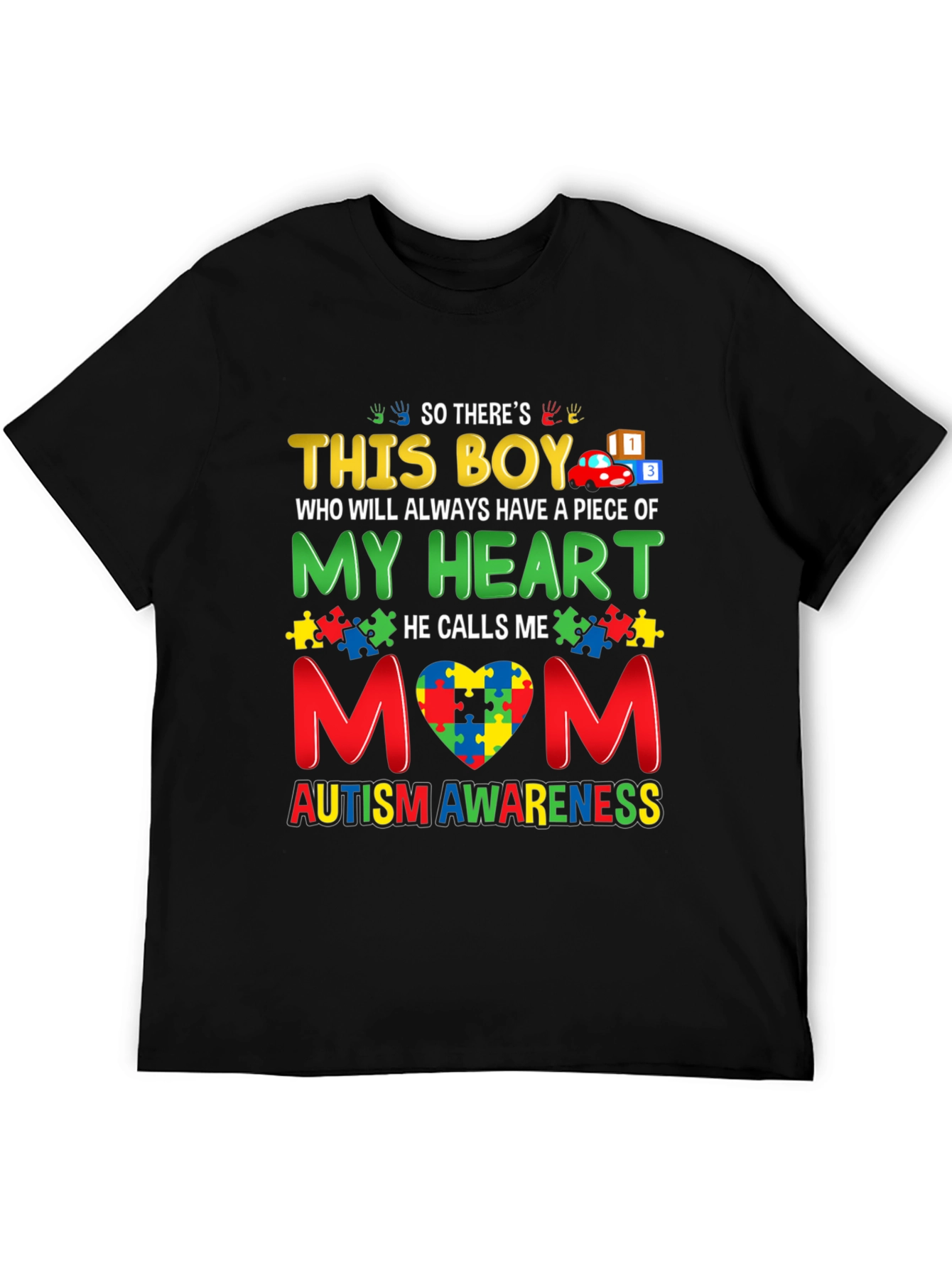 Autism Awareness This Boy T-Shirt - Mom